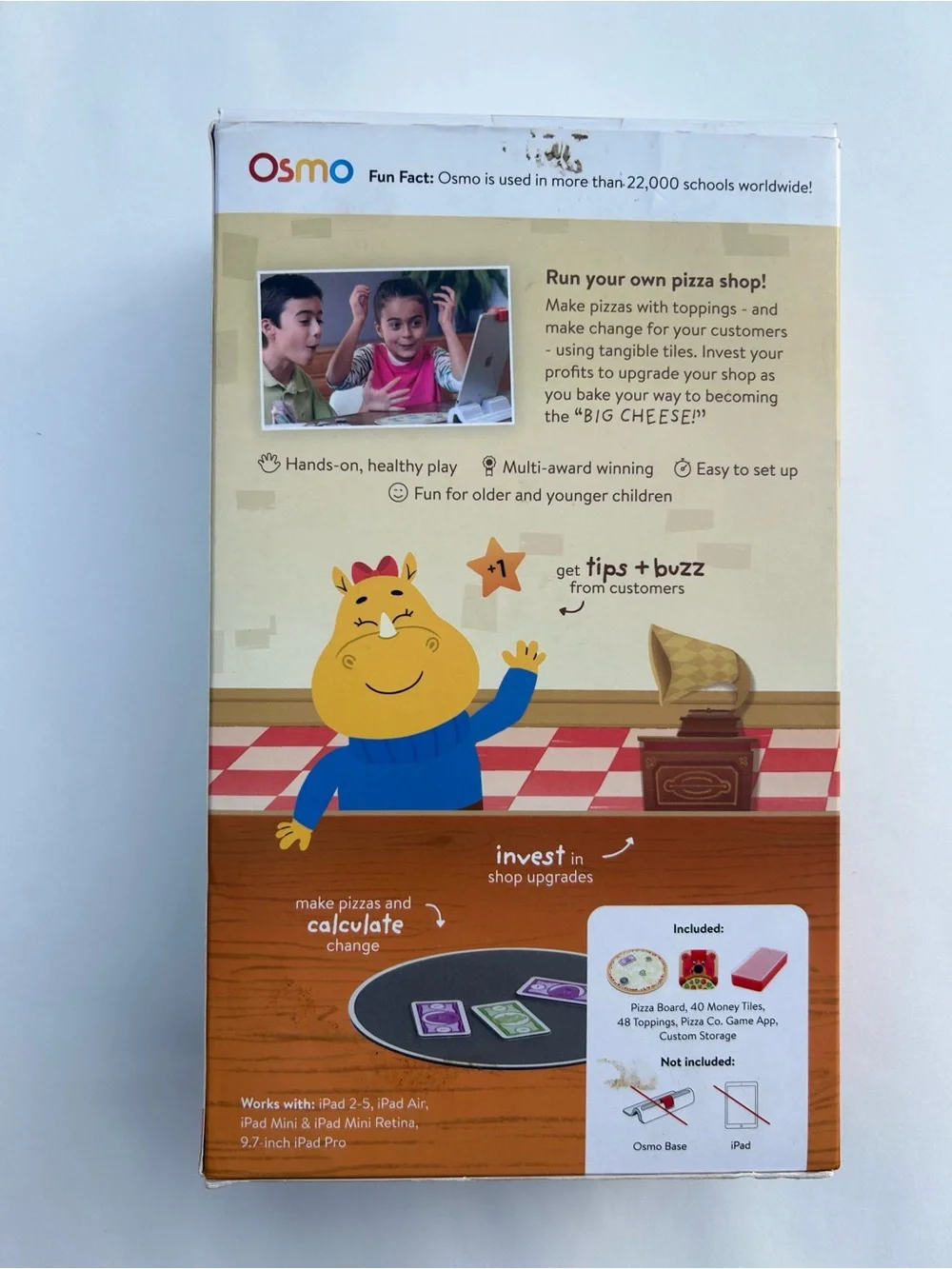 Osmo bundle: Detective Agency, Pizza Co., Game Set, kindle stand